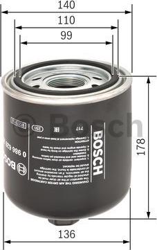 BOSCH 0 986 628 252 - Uložak susaca zraka, kompresor www.molydon.hr