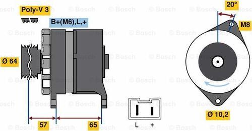 BOSCH 0 986 049 440 - Alternator www.molydon.hr