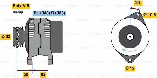 BOSCH 0 986 049 420 - Alternator www.molydon.hr