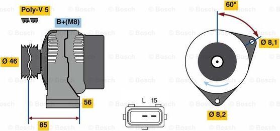 BOSCH 0 986 049 620 - Alternator www.molydon.hr