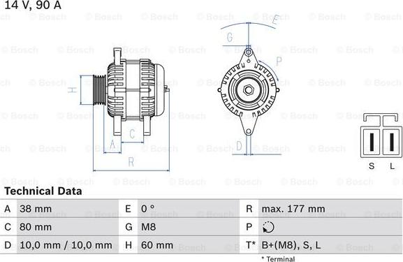 BOSCH 0 986 049 800 - Alternator www.molydon.hr