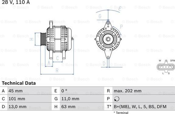 BOSCH 0 986 049 360 - Alternator www.molydon.hr