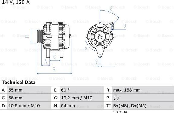 BOSCH 0 986 044 410 - Alternator www.molydon.hr