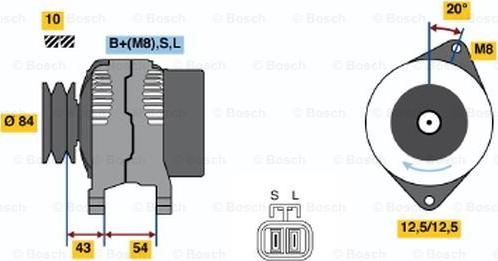 BOSCH 0 986 044 661 - Alternator www.molydon.hr