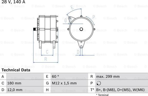 BOSCH 0 986 044 060 - Alternator www.molydon.hr