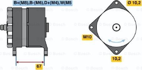 BOSCH 0 986 044 070 - Alternator www.molydon.hr