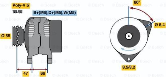 BOSCH 0 986 044 741 - Alternator www.molydon.hr