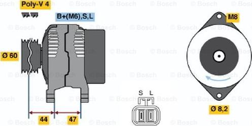 BOSCH 0 986 045 941 - Alternator www.molydon.hr