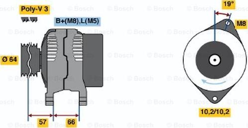 BOSCH 0 986 045 981 - Alternator www.molydon.hr