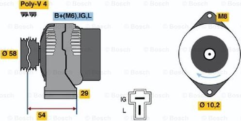 BOSCH 0 986 045 441 - Alternator www.molydon.hr