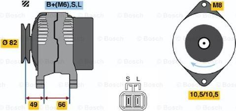 BOSCH 0 986 045 531 - Alternator www.molydon.hr