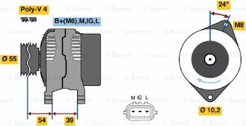 BOSCH 0 986 045 851 - Alternator www.molydon.hr