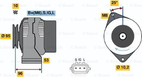 BOSCH 0 986 045 871 - Alternator www.molydon.hr