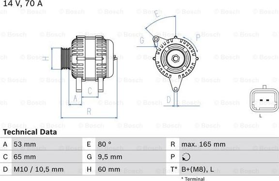 BOSCH 0 986 045 261 - Alternator www.molydon.hr