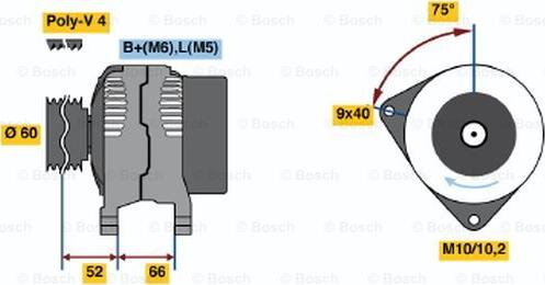 BOSCH 0 986 045 201 - Alternator www.molydon.hr