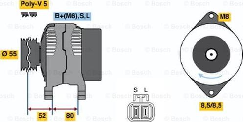 BOSCH 0 986 045 711 - Alternator www.molydon.hr