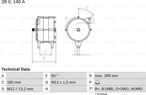 BOSCH 0 986 046 550 - Alternator www.molydon.hr