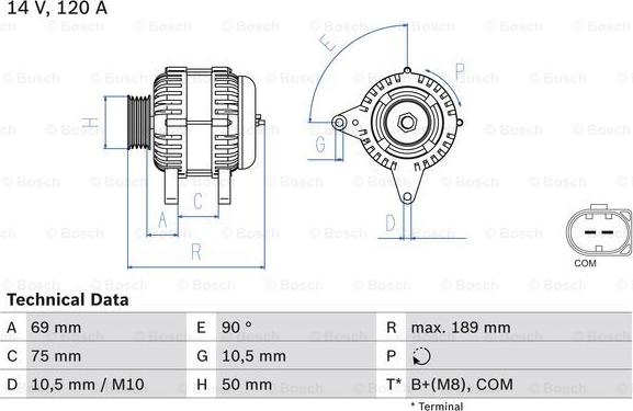 BOSCH 0 986 046 170 - Alternator www.molydon.hr