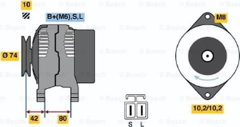 BOSCH 0 986 046 371 - Alternator www.molydon.hr