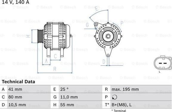 BOSCH 0 986 046 210 - Alternator www.molydon.hr