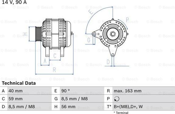 BOSCH 0 986 040 940 - Alternator www.molydon.hr