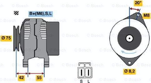 BOSCH 0 986 040 551 - Alternator www.molydon.hr