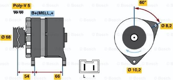 BOSCH 0 986 040 041 - Alternator www.molydon.hr