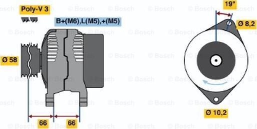 BOSCH 0 986 040 111 - Alternator www.molydon.hr