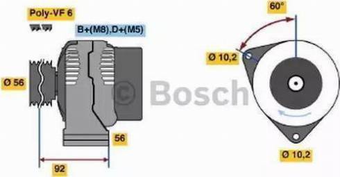 BOSCH 0123510075 - Alternator www.molydon.hr