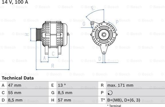 BOSCH 0 986 040 370 - Alternator www.molydon.hr