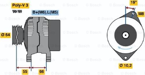 BOSCH 0 986 041 411 - Alternator www.molydon.hr