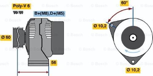 BOSCH 0 986 041 471 - Alternator www.molydon.hr