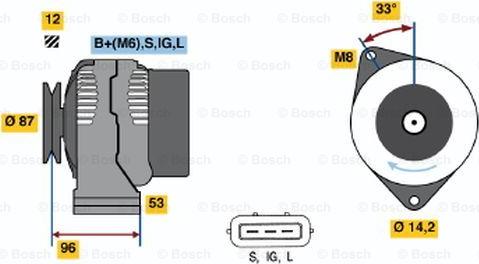 BOSCH 0 986 041 180 - Alternator www.molydon.hr