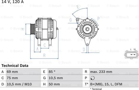 BOSCH 0 986 041 810 - Alternator www.molydon.hr