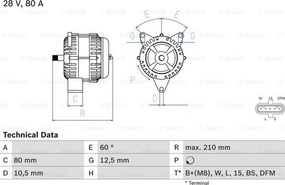 BOSCH 0 986 048 100 - Alternator www.molydon.hr