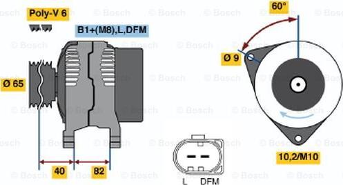 BOSCH 0 986 048 120 - Alternator www.molydon.hr