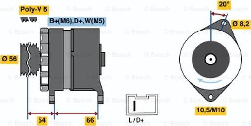 BOSCH 0 986 043 151 - Alternator www.molydon.hr