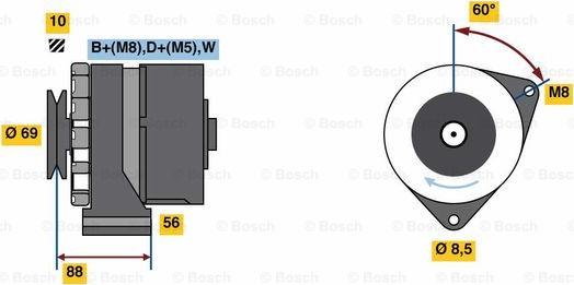 BOSCH 0 986 043 300 - Alternator www.molydon.hr