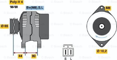 BOSCH 0 986 042 951 - Alternator www.molydon.hr