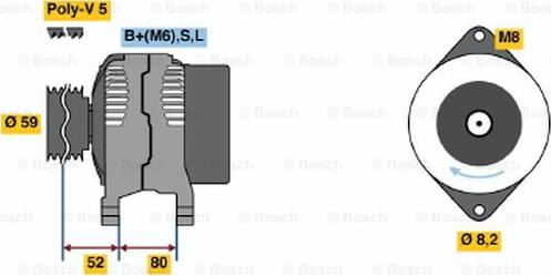 BOSCH 0 986 042 961 - Alternator www.molydon.hr