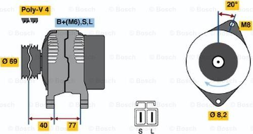 BOSCH 0 986 042 901 - Alternator www.molydon.hr