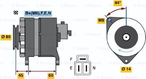 BOSCH 0 986 042 981 - Alternator www.molydon.hr