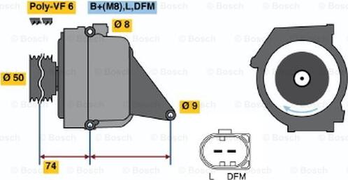 BOSCH 0 986 042 490 - Alternator www.molydon.hr