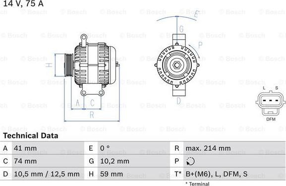 BOSCH 0 986 042 650 - Alternator www.molydon.hr