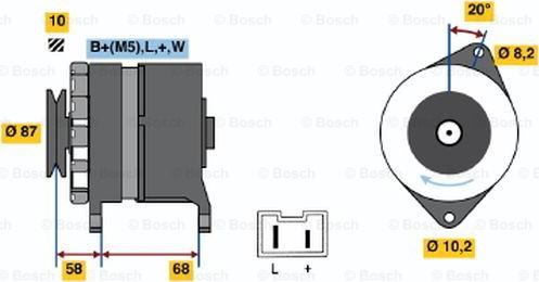 BOSCH 0 986 042 061 - Alternator www.molydon.hr