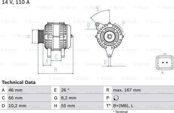 BOSCH 0 986 042 181 - Alternator www.molydon.hr