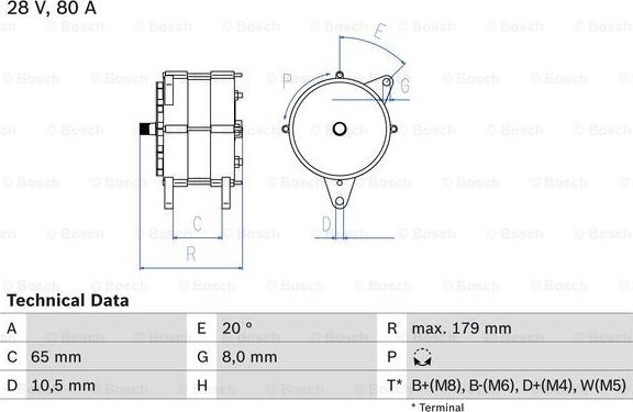 BOSCH 0 986 042 350 - Alternator www.molydon.hr