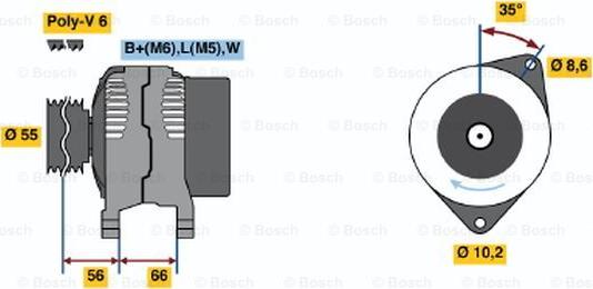 BOSCH 0 986 042 211 - Alternator www.molydon.hr