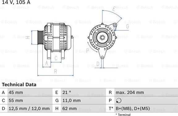 BOSCH 0 986 042 780 - Alternator www.molydon.hr