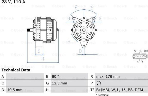 BOSCH 0 986 047 520 - Alternator www.molydon.hr